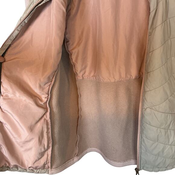 SPYDER Nova Full Zip Hybrid Track Jacket Outdoor Quilted Fleece Coat Pink Large - Picture 11 of 16